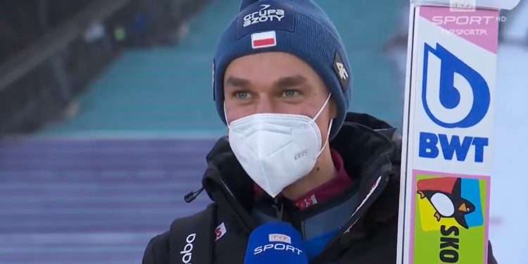 Piotr Żyła założył się z Andrzejem Stękałą. „To było po piątym piwie”