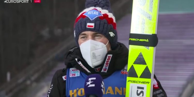 Stoch znów wściekły na dziennikarzy? Poszło o rywalizację z Kubackim [WIDEO]