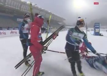 Rosja zdyskwalifikowana po zachowaniu narciarza! „Jestem zszokowany” [WIDEO]