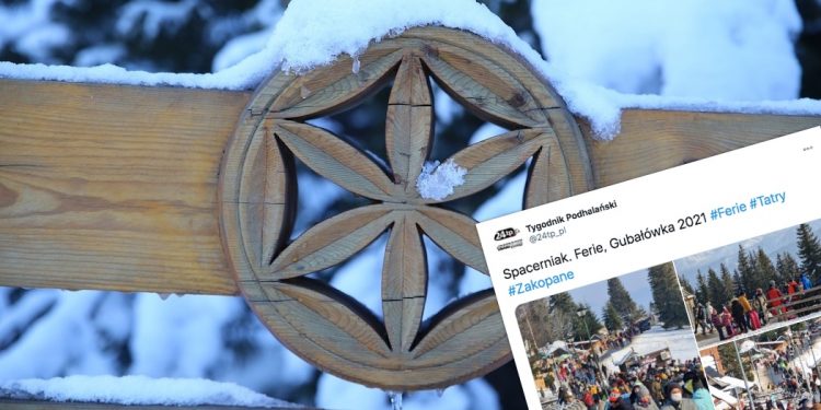 Zaskakujące zdjęcia z Gubałówki. W górach tłumy, trudno znaleźć kogoś w maseczce [FOTO]