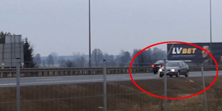 Pod prąd na ekspresówce. Nagranie pokazuje, jak blisko było do tragedii [WIDEO]