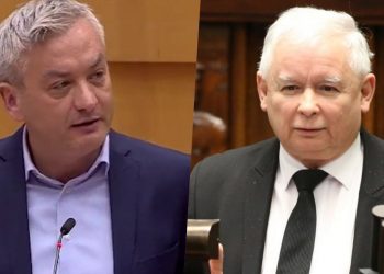 biedroń z kaczyńskim