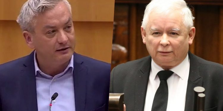 biedroń z kaczyńskim