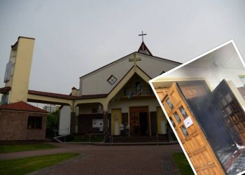 Pożar kościoła w Lublinie. Doszło do podpalenia? [FOTO]