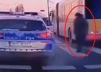 radiowóz potrącił