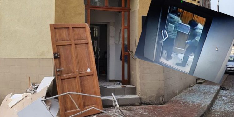 Wybuch w banku na Dolnym Śląsku. „Huk i pisk opon”