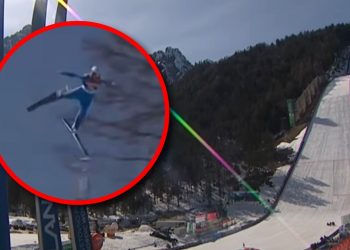 Daniel Andre Tande upadek