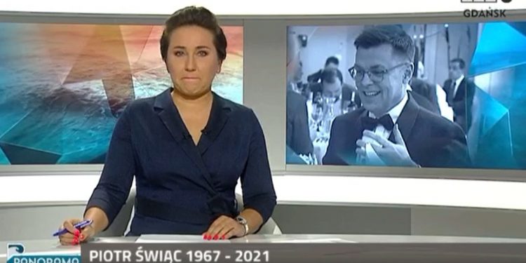Śmierć Piotra Świąca wstrząsnęła dziennikarką TVP. Z trudem prowadziła „Panoramę”