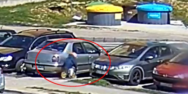 5-latek na rowerku wjechał wprost pod samochód. Wstrząsające nagranie!