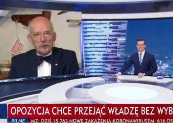 Korwin-Mikke na żywo w TVP: „Niech sk*rwią się jak wszyscy”