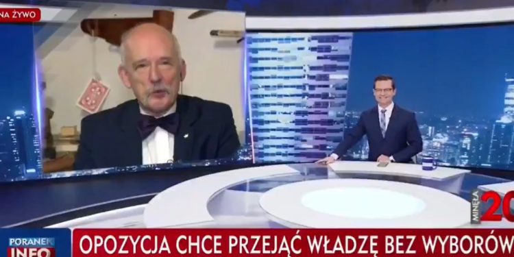 Korwin-Mikke na żywo w TVP: „Niech sk*rwią się jak wszyscy”