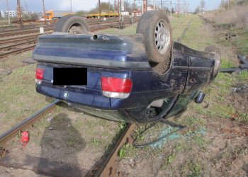 BMW dachowało na torach. Jechało nim dwóch… 16-latków?