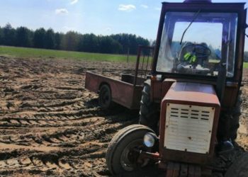 Ciągnik przejechał po nim dwa razy. Makabryczny wypadek na polu