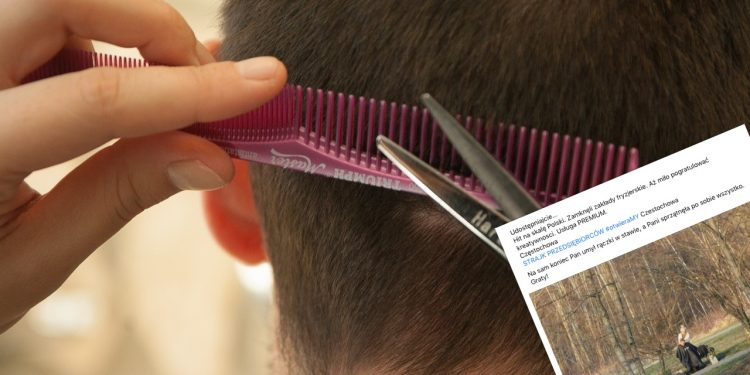 Zakład fryzjerski na świeżym powietrzu? Te zdjęcia podbija sieć [FOTO]