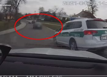 Uciekał przed KAS i policją. Nagrali szaleńczy pościg! [WIDEO]