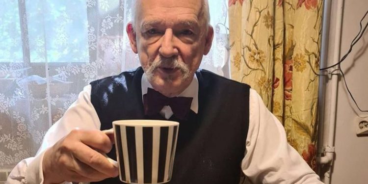 Korwin-Mikke ogłosił nietypową dietę. „Jedzenie jak każde inne”