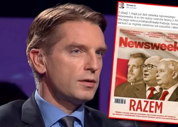 tomasz lis okładka newsweeka