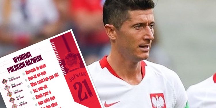 UEFA pokazuje, jak wymawiać nazwiska polskich piłkarzy. „Berresh-in-skee”, „Yoz-vee-ak”