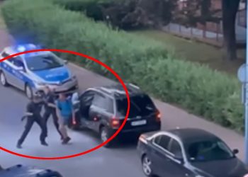 Chciał potrącił 7-latka. Potem atakował policjantów! [WIDEO]