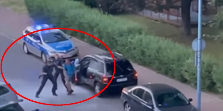 Chciał potrącił 7-latka. Potem atakował policjantów! [WIDEO]