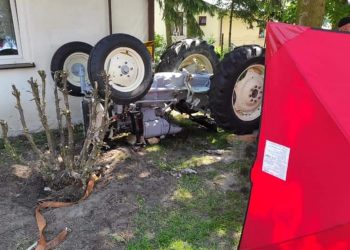 Radny zginął przygnieciony przez ciągnik. Był też strażakiem OSP