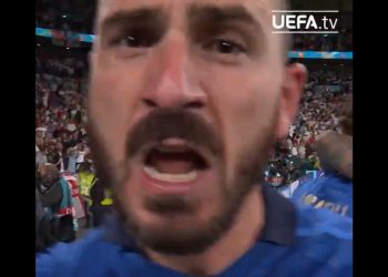 Bonucci kpił z Anglików do kamery. Wiadomo, co krzyczał [WIDEO]