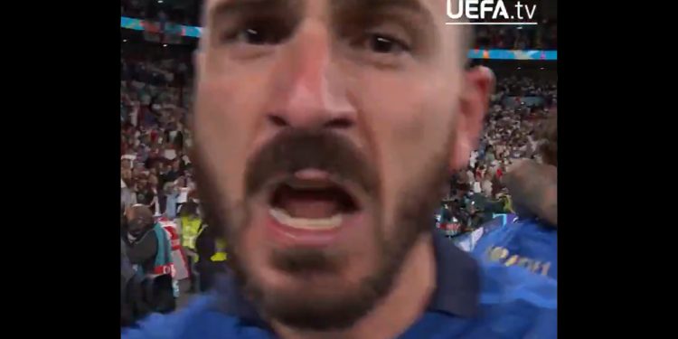 Bonucci kpił z Anglików do kamery. Wiadomo, co krzyczał [WIDEO]