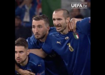 Wiadomo, co Chiellini krzyknął przed ostatnim karnym Anglików. To piłkarska klątwa [WIDEO]