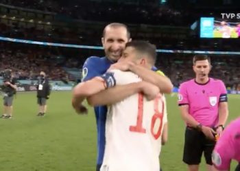 Zachowanie Chielliniego wywołało kontrowersje. Prowokacja? [WIDEO]