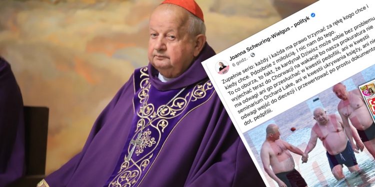 Posłanka komentuje zdjęcia kard. Dziwisza. „Każdy ma prawo trzymać za rękę kogo chce”