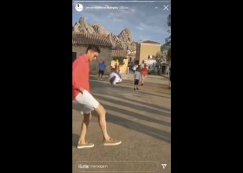 Lewandowski zaczepiony na ulicy. Wtedy zaczęło się show [WIDEO]