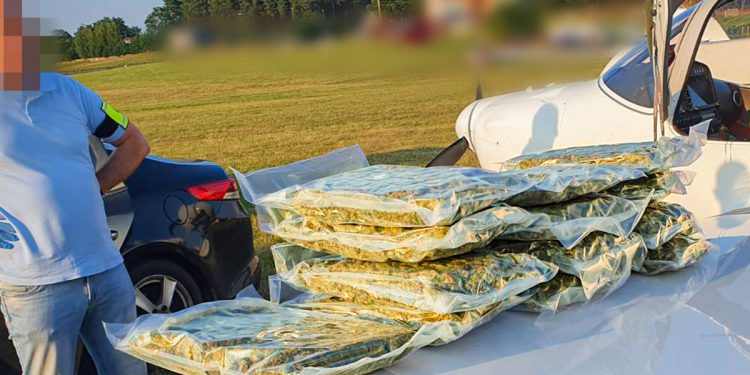 Awionetką przemycali marihuanę wartą miliony. Wpadli