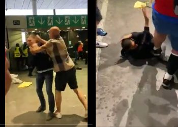 Bijatyka przed finałem Euro. Wstrząsające nagranie [WIDEO]