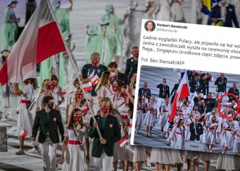 flagę ceremonii