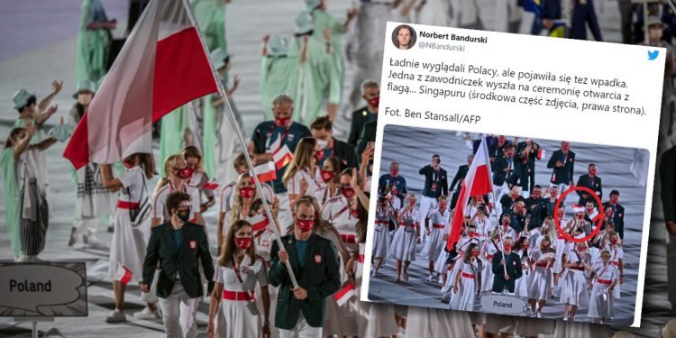 flagę ceremonii