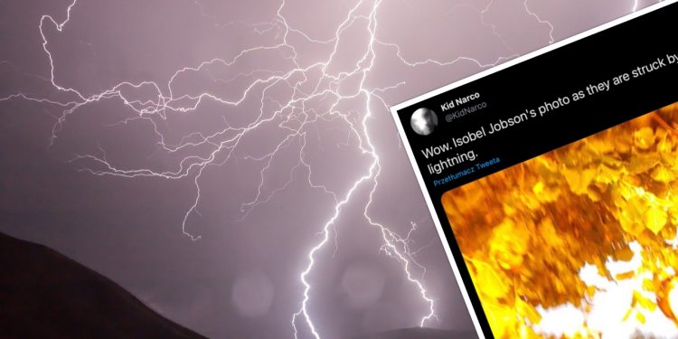 Robili selfie, gdy uderzył w nich piorun. Upiorne zdjęcie trafiło do sieci