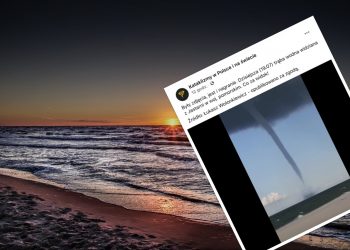 Trąby powietrzne nad Bałtykiem. Nagrania trafiły do sieci [WIDEO]