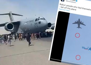 Afganistan. Ludzie spadali z samolotu USA? Szokujące nagrania [WIDEO]