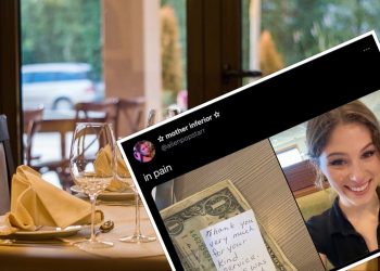 Kelnerka otrzymała od klientki niezwykłą wiadomość. Nie mogła powstrzymać łez