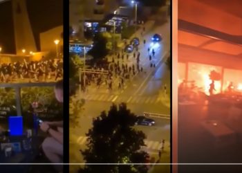 Kibice Legii Warszawa już w Zagrzebiu. Wybuchły wielkie zamieszki! [WIDEO]