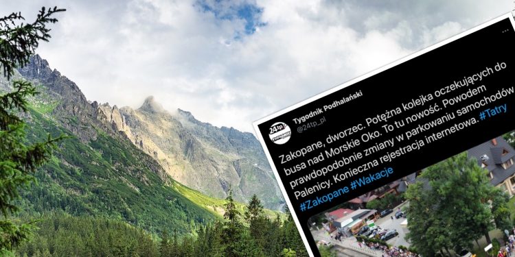 Gigantyczna kolejka do… busa nad Morskie Oko. Zakopane sparaliżowane [FOTO]