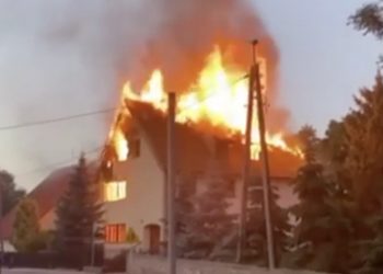 Pożar na plebanii. 60-letni ksiądz nie żyje