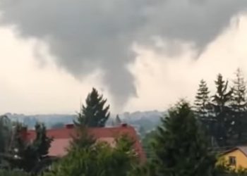 Trąba powietrzna nad Rzeszowem! Są nagrania [WIDEO]