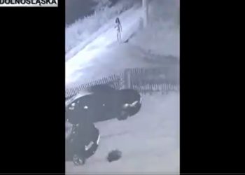 Ukradł samochód w nietypowym przebraniu. Nawet policjanci byli rozbawieni [WIDEO]