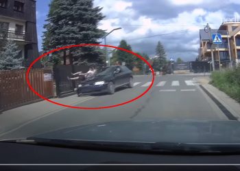 Wjechał w grupę ludzi! Wstrząsające nagranie z Zakopanego [WIDEO]
