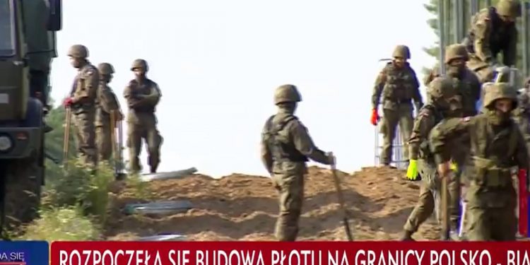 żołnierze na granicy polsko-białoruskiej