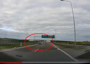 85-latka jechała ekspresówką pod prąd. Wstrząsające nagranie [WIDEO]