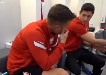 Lewandowski udzielił porady Piątkowskiemu. To on zawinił przy bramce z San Marino [WIDEO]