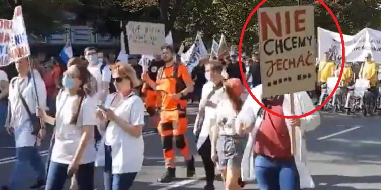 protest medyków