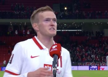 Wywiad ze zdobywcą gola dla Polaków przerwany po jednym pytaniu. Zrobiło się niebezpiecznie [WIDEO]